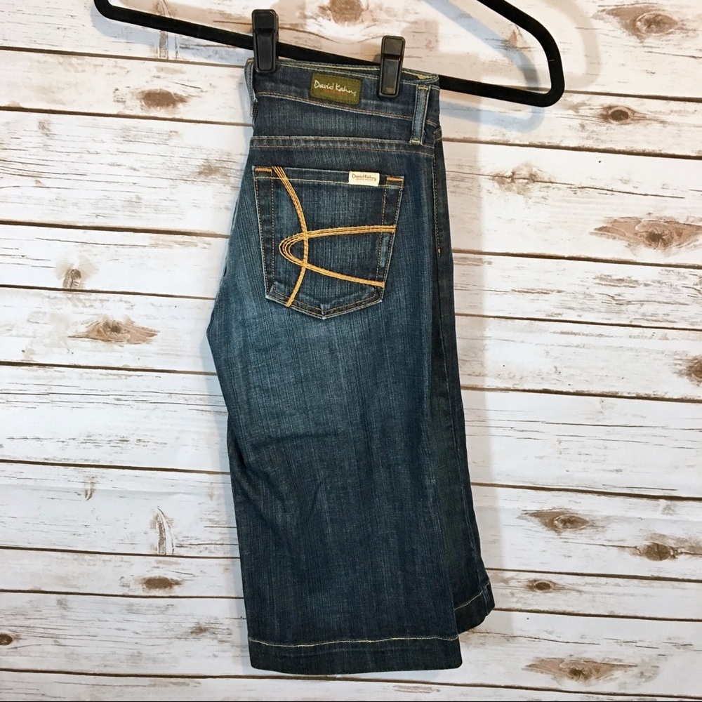 David Kahn Cropped Dark Wash Jeans Size 26
